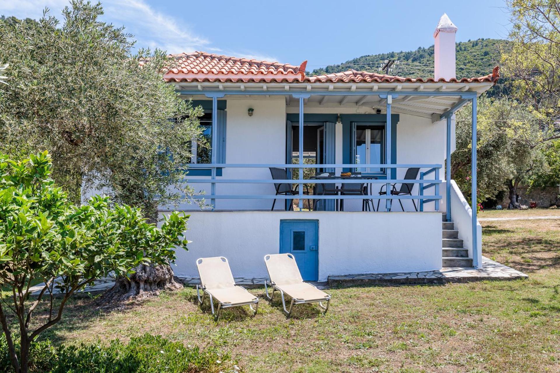 Anesis Apartment 2 Fireplace Bandar Skopelos Luaran gambar