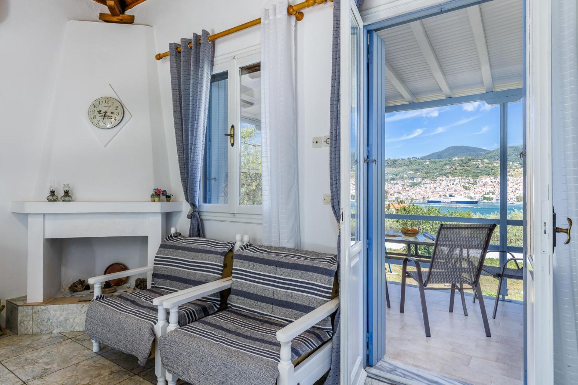 Anesis Apartment 2 Fireplace Bandar Skopelos Luaran gambar