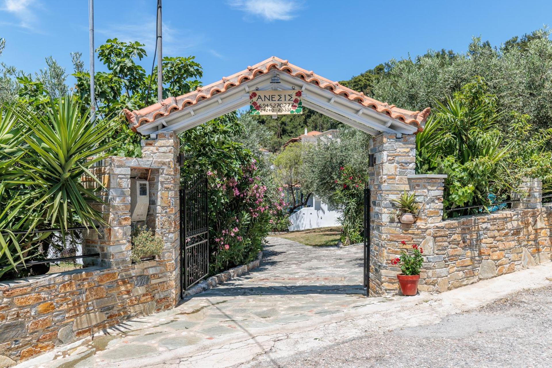 Anesis Apartment 2 Fireplace Bandar Skopelos Luaran gambar