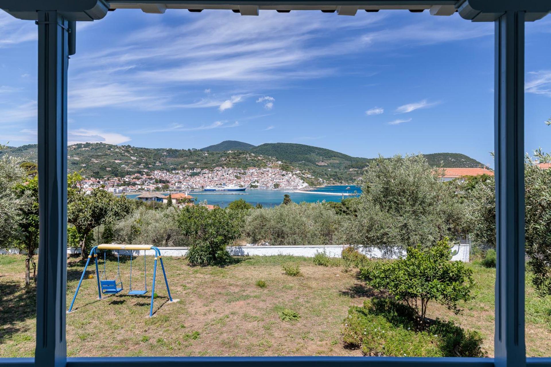 Anesis Apartment 2 Fireplace Bandar Skopelos Luaran gambar